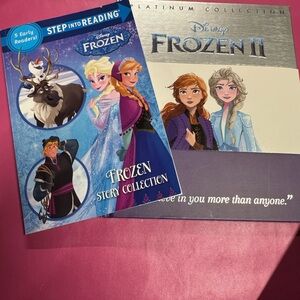 Disney Frozen Story Collection with Purple and Blue Covers